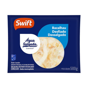 BACALHAU DESFIADO DESSALGADO SWIFT 500G