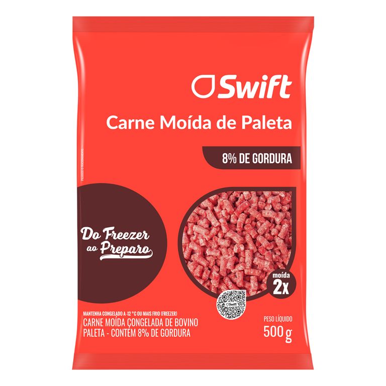 CARNE MOÍDA PALETA SWIFT 500G