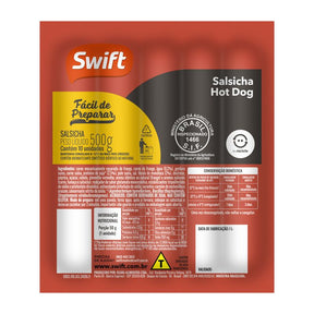 SALSICHA HOT DOG SWIFT 500G