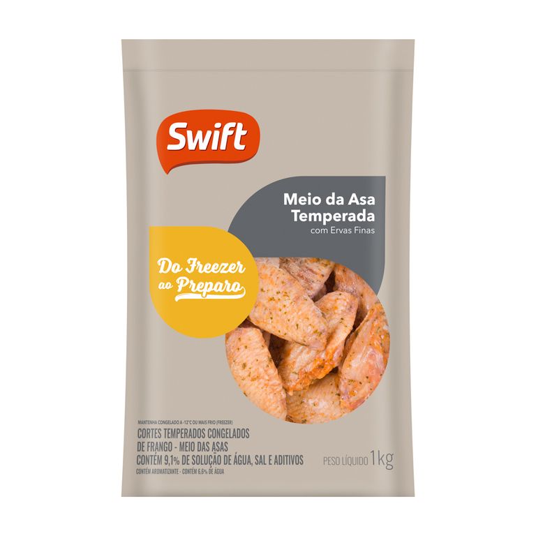 MEIO DA ASA (TULIPA) TEMPERADA SWIFT 1KG