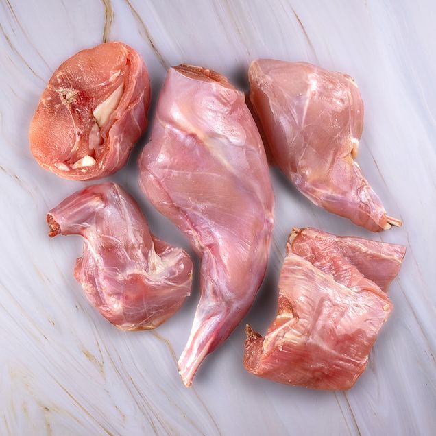 COELHO EM CORTES SWIFT DE 0,6KG A 1,3KG