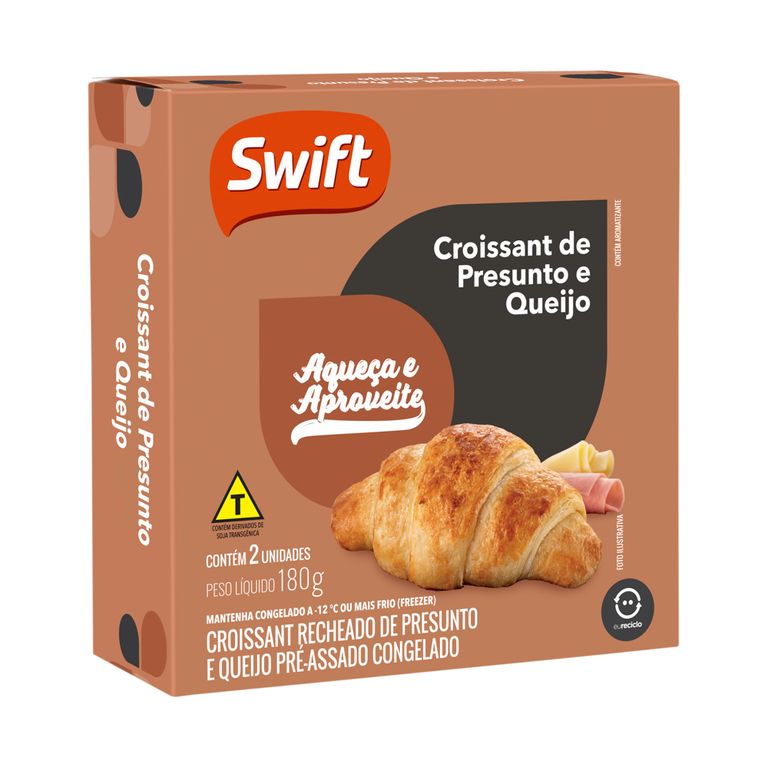 CROISSANT PRESUNTO E QUEIJO SWIFT 180G