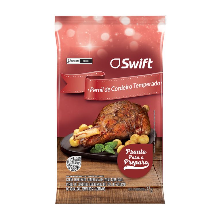 PERNIL DE CORDEIRO TEMPERADO SWIFT DE 1,7KG A 2,5KG