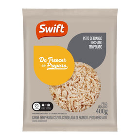 PEITO DE FRANGO TEMPERADO DESFIADO SWIFT 400G
