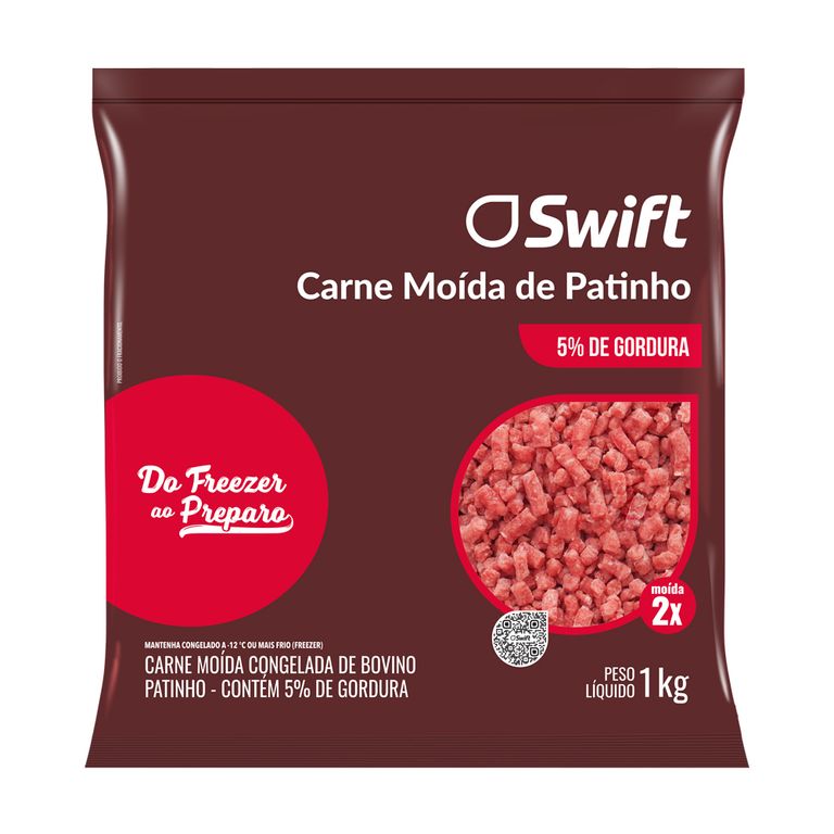 CARNE MOÍDA DE PATINHO SWIFT 1KG