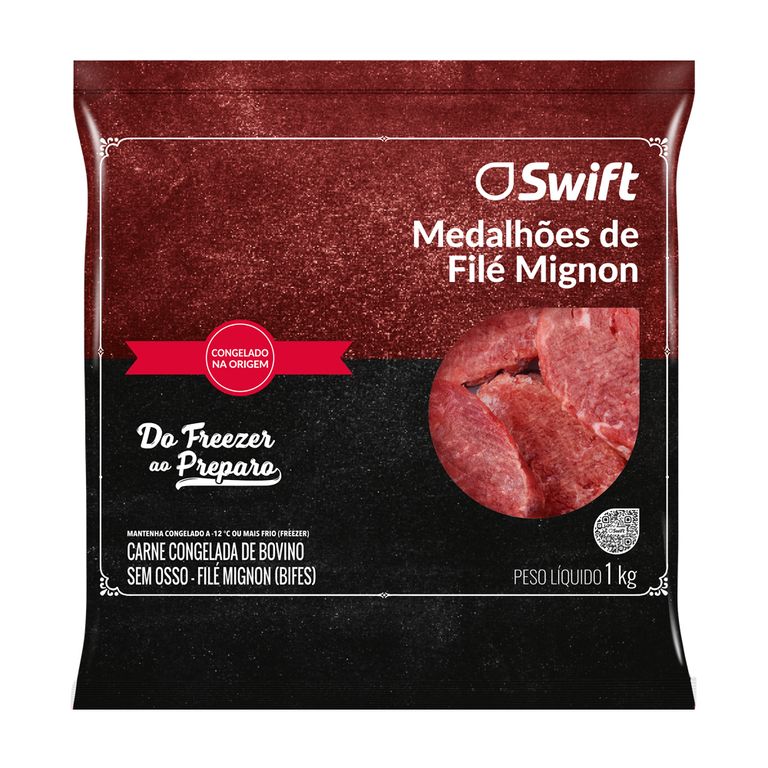 MEDALHÃO DE FILÉ MIGNON SWIFT 1KG