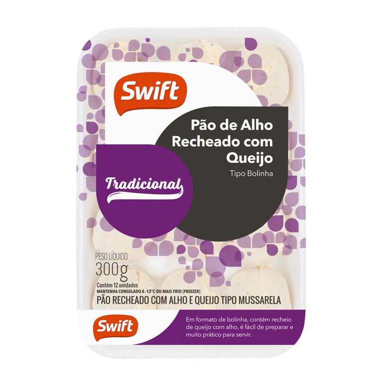 PÃO DE ALHO BOLINHA SWIFT 300G